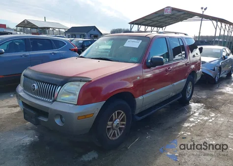 2002 Mercury Mountaineer from USA, damaged, VIN 4M2ZU86W12ZJ16791